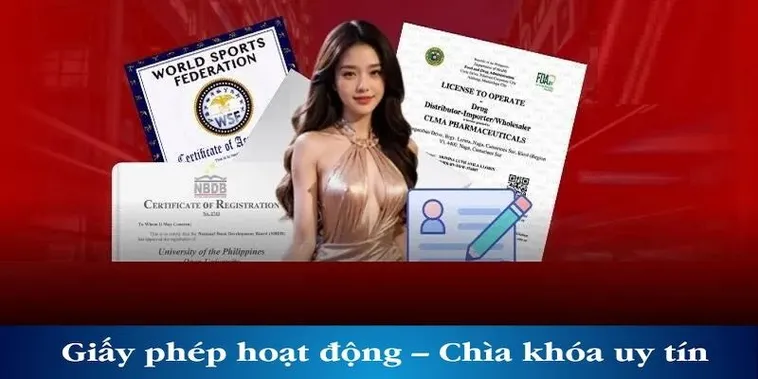 Giấy phép hoạt động trực quan, minh bạch – đảm bảo tính pháp lý và an toàn cho người dùng.